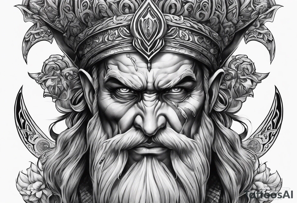 Fourche hades tattoo idea