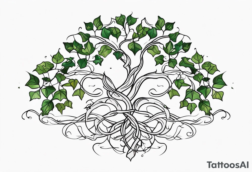 Ivy Roots tattoo idea