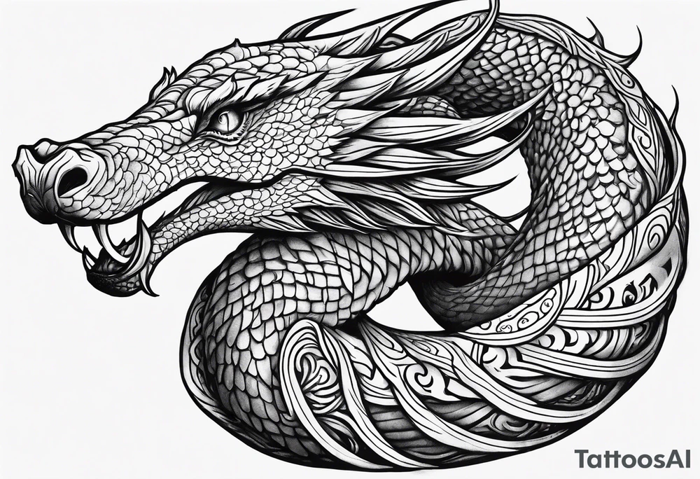 jörmungandr tattoo idea