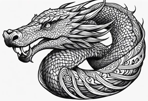 jörmungandr tattoo idea