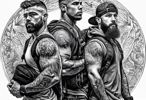 Rucking, brotherhood, fitness, GrowRuck tattoo idea