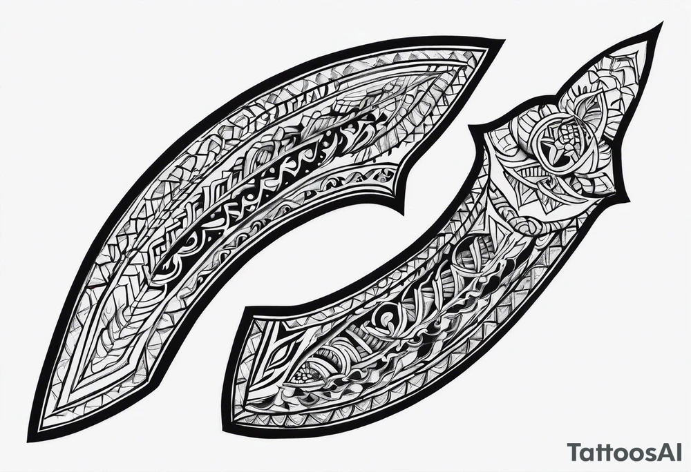 Khukuri tattoo idea