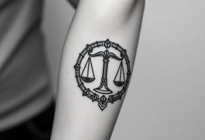 Computer code software developer, father of 6, masculine , strength, overcome, Libra, tattoo idea