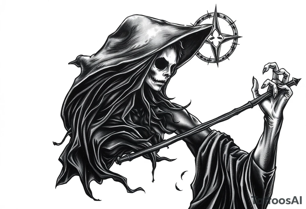 Shadow of the witch tattoo idea