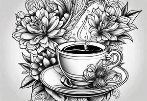 coffee tattoo idea