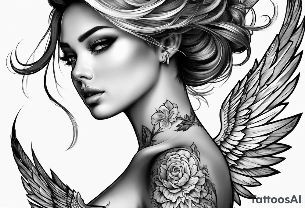 angle tattoo idea