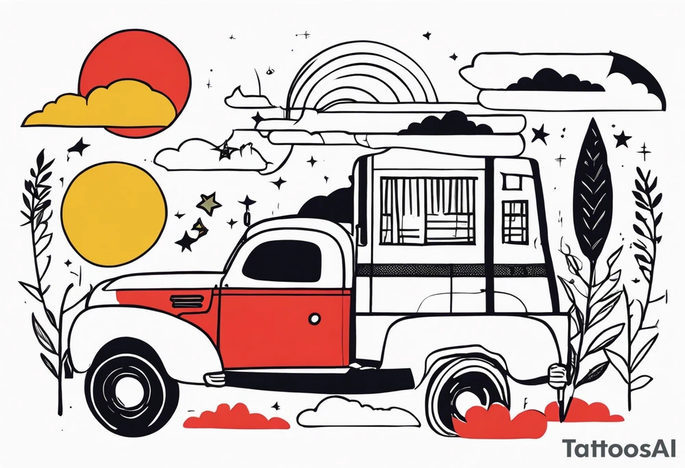 Represent The song “I will follow you into the dark” by Death Cab for Cutie tattoo idea