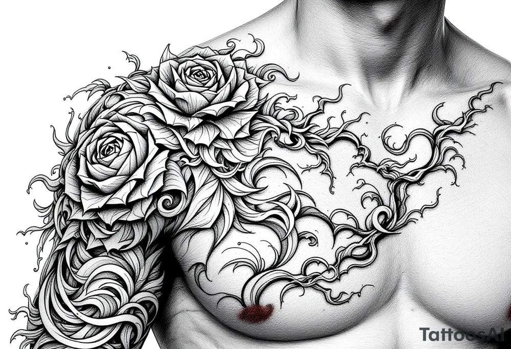 Right chest tattoo  Kaizen tattoo idea