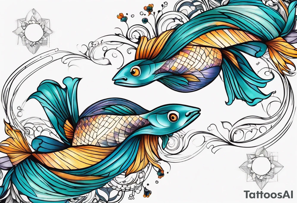 Pisces tattoo idea