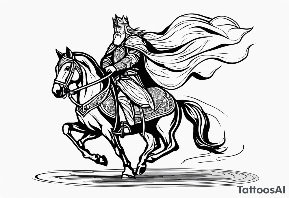 Lord of the Rings 
King Theoden forth Erolingas charge tattoo idea