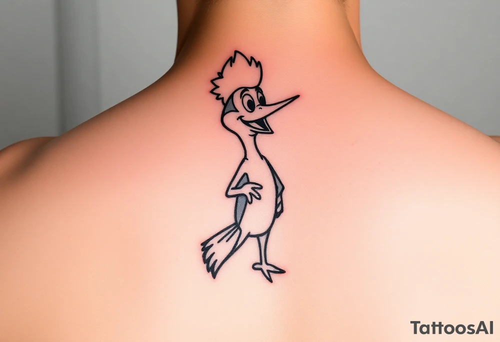 Woody the woodpecker  cartoon tattoo idea