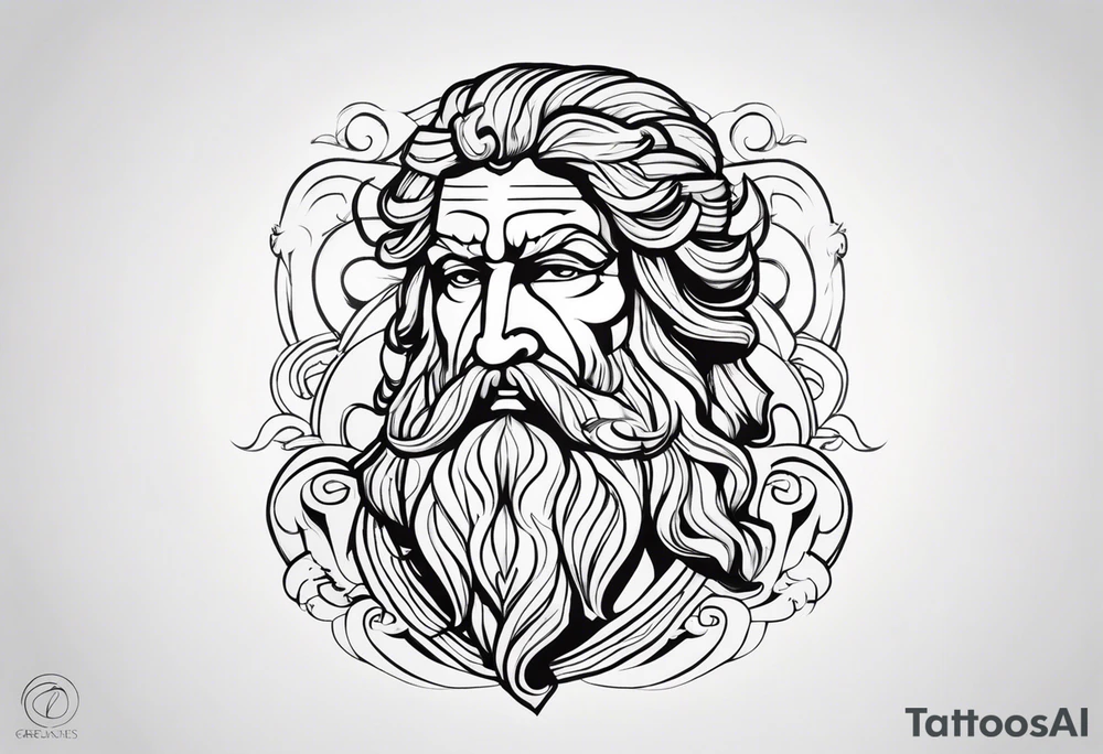 mitologia grecka zeus i pioruny tattoo idea