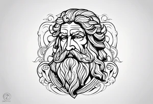 mitologia grecka zeus i pioruny tattoo idea