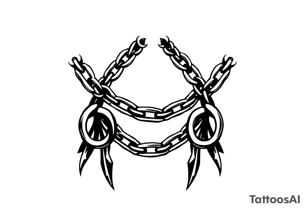 Chain tattoo idea