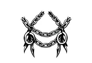 Chain tattoo idea