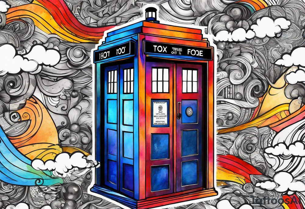 Tardis tattoo idea