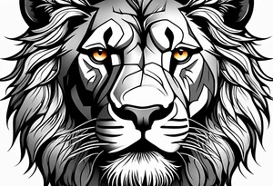 Roaring Lion tattoo idea