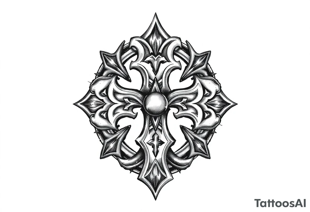 Powerful Irish symbol tattoo idea