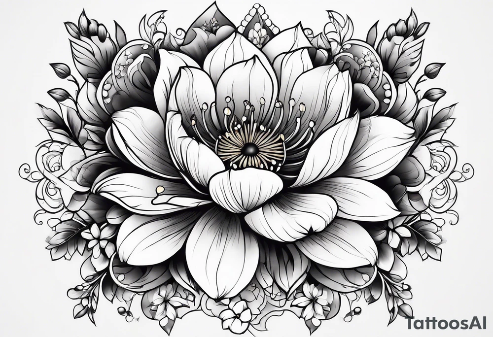 Flowers tattoo idea