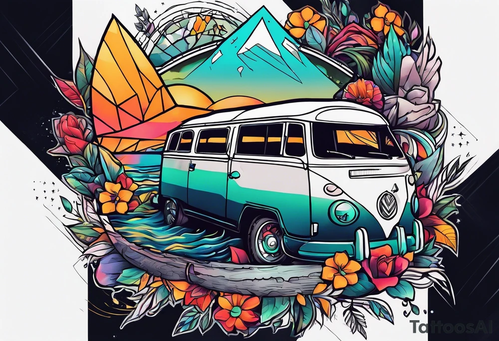 LIFE IS A TRIP ALBUM tattoo idea