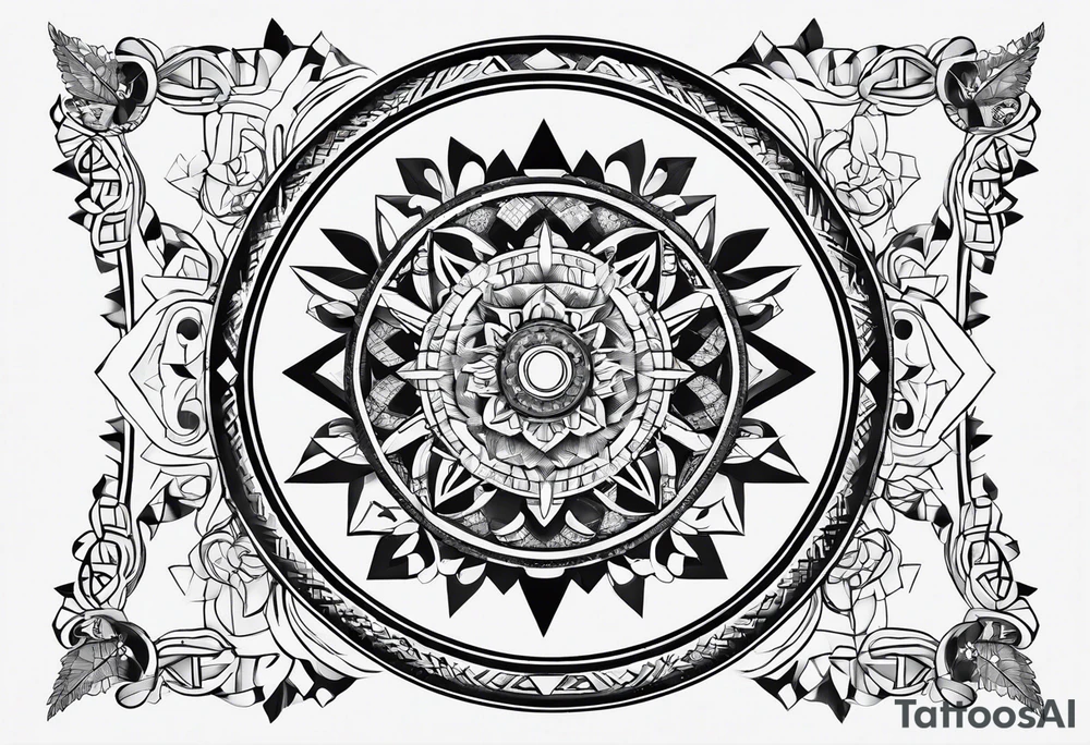 Unbreakable bond, family, five tattoo idea