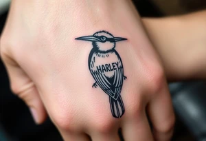 Harley and guybird tattoo idea