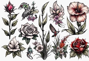 garden tattoo idea