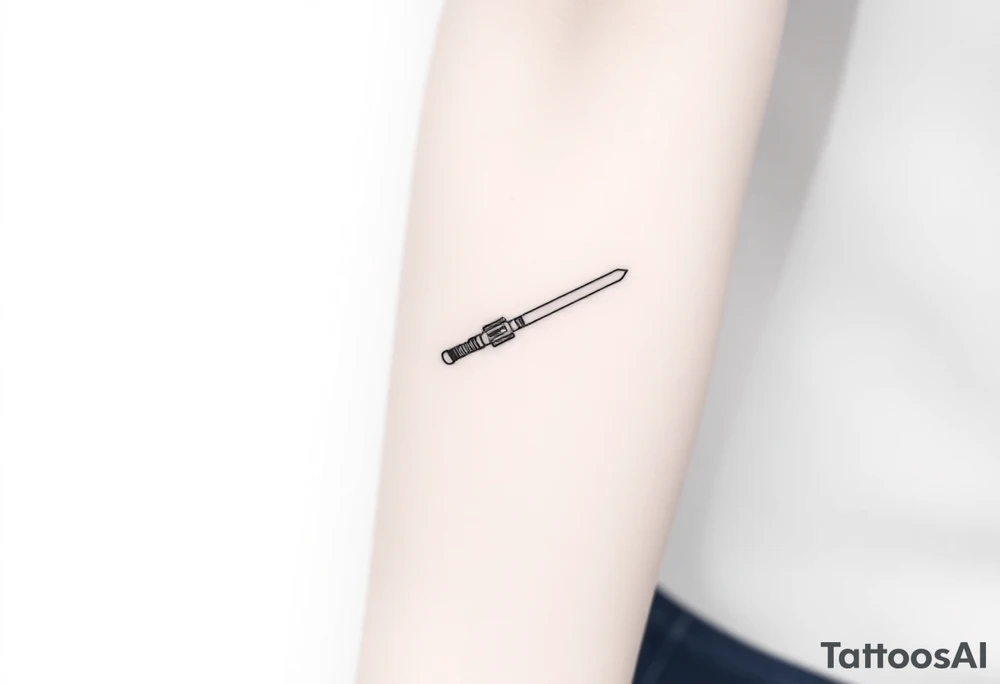 Star Wars Lightsabre tattoo idea