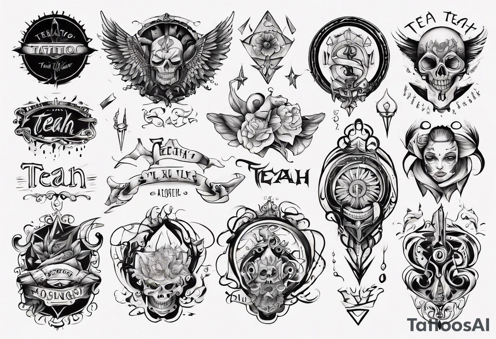 Teah tattoo idea