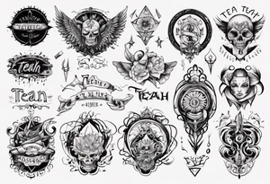 Teah tattoo idea