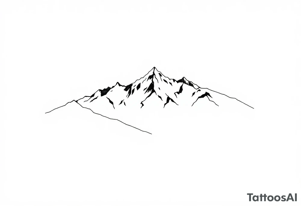 Appalachain mountains tattoo idea