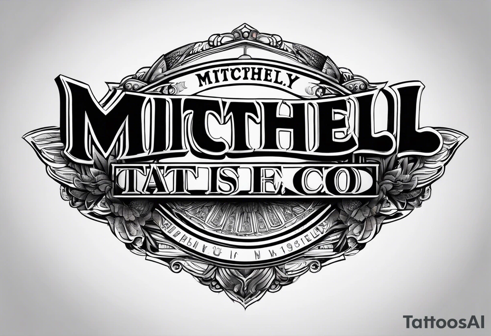 Text that says Mitchell freeway tattoo idea