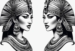 Cleopatra tattoo idea