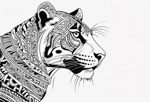 aztec jaguar tattoo idea