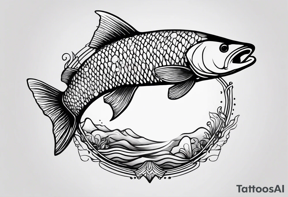 Shoal of tinyfish tattoo idea