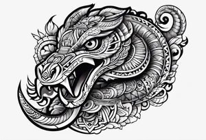 aztec snake 

sleeve tattoo idea