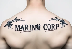 Republic of Korea
                Marine Corps
lettering to arm tattoo idea