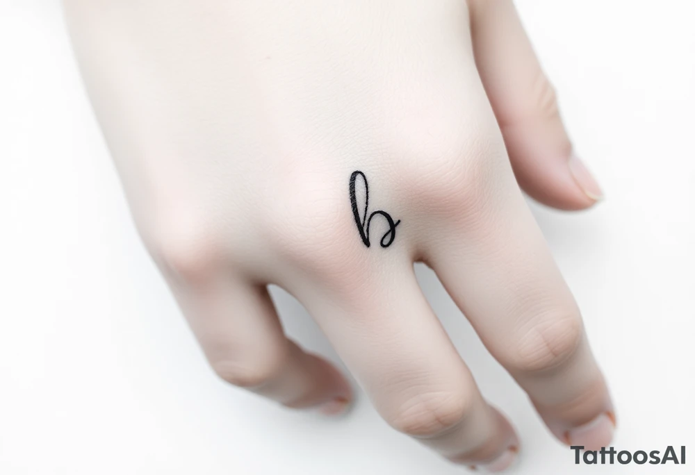 Initials bb tattoo idea