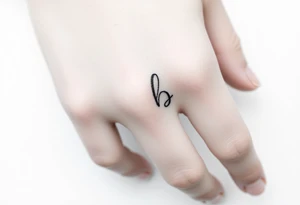 Initials bb tattoo idea