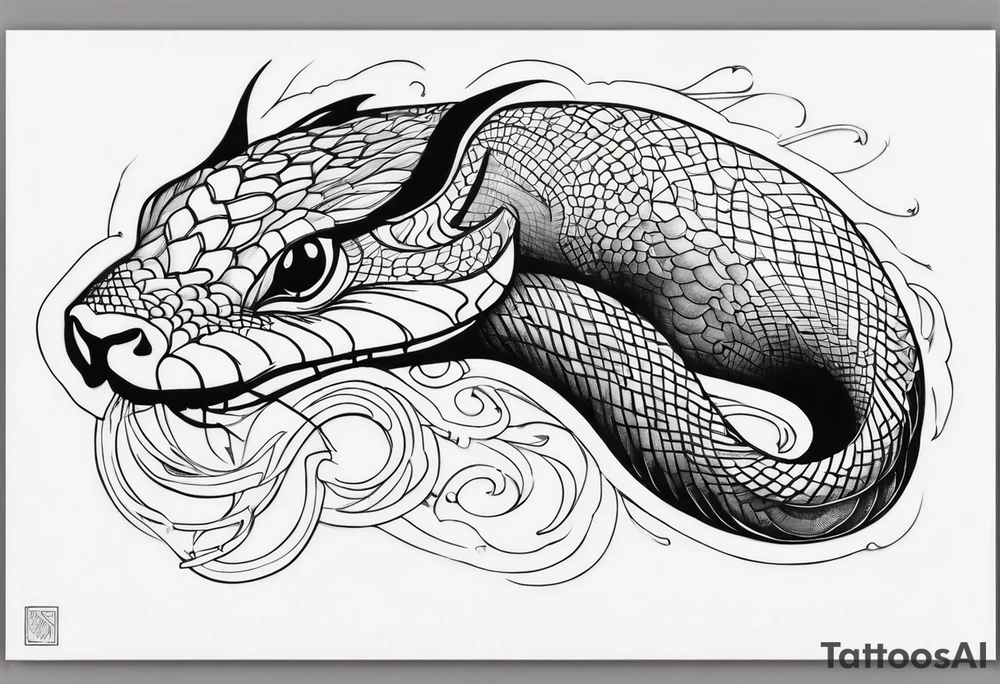 Copperhead tattoo idea