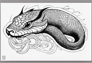 Copperhead tattoo idea
