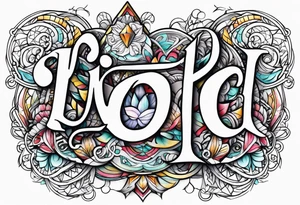 Tattoo inscription Baby tattoo idea