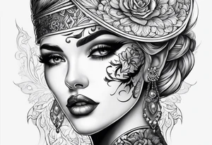 two face tattoo tattoo idea