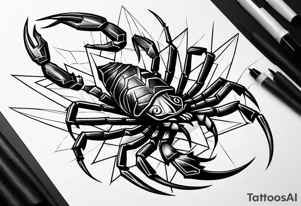 Scorpion tattoo tattoo idea