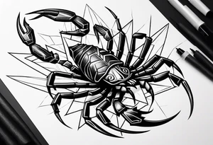Scorpion tattoo tattoo idea