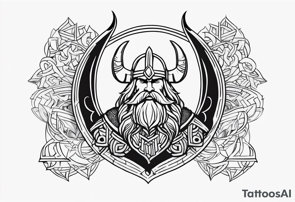 Viking tattoo idea