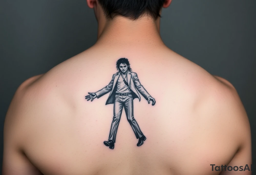 michael jackson tanzt den moonwalk tattoo idea