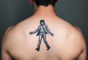 michael jackson tanzt den moonwalk tattoo idea