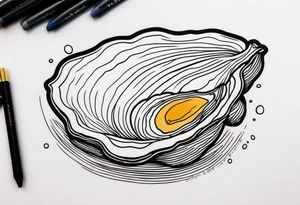 The world is your oyster tattoo idea