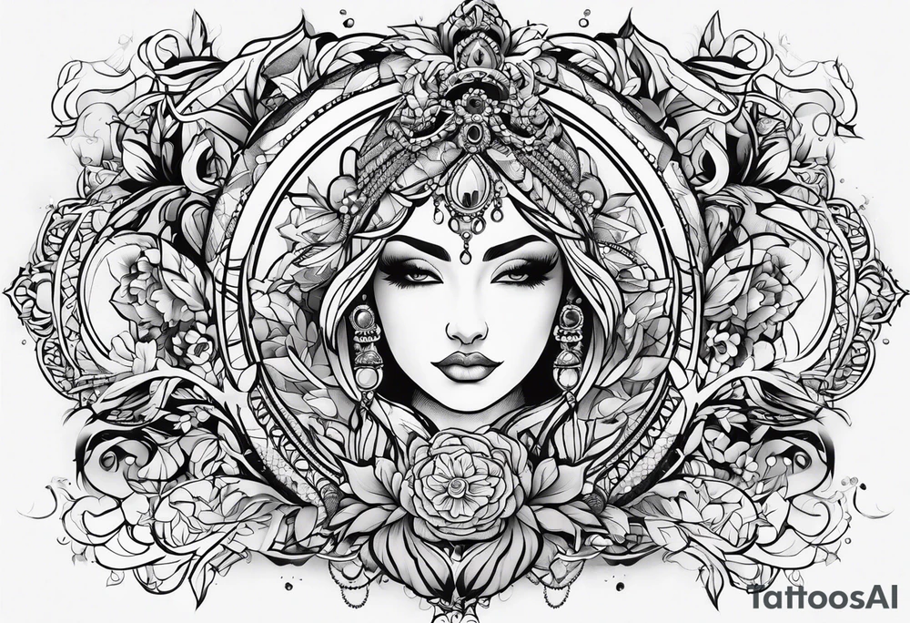 Onethin straight line tattoo idea